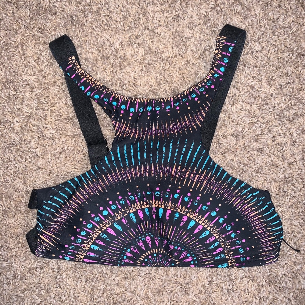 Pattern Bikini Top and Bottom